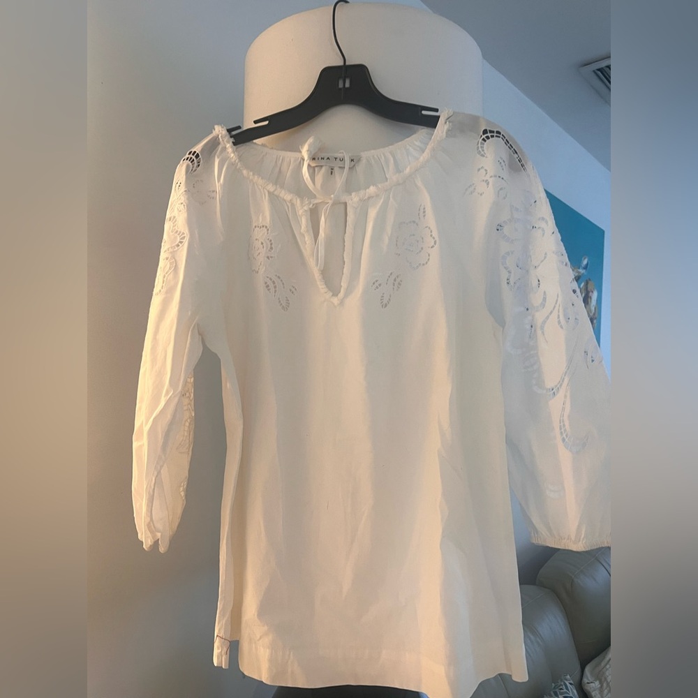 100 % cotton white tunic